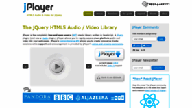 What Jplayer.org website looked like in 2021 (4 years ago)