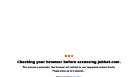 What Jobhat.com website looked like in 2021 (2 years ago)