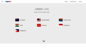 What Jobs68.com website looked like in 2021 (2 years ago)