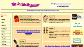 What Jewishmag.com website looked like in 2021 (2 years ago)