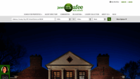 What Janetmcafee.com website looked like in 2021 (2 years ago)