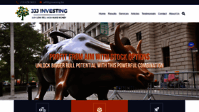What Jjjinvesting.com website looked like in 2021 (2 years ago)