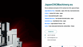 What Japancncmachinery.cz website looked like in 2021 (2 years ago)