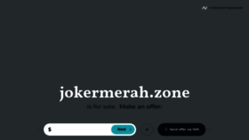 What Jokermerah.zone website looked like in 2021 (3 years ago)