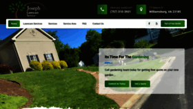 What Josephlawncare.com website looked like in 2021 (2 years ago)