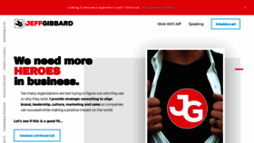 What Jeffgibbard.com website looked like in 2021 (2 years ago)