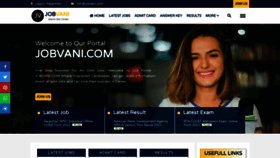 What Jobvani.com website looked like in 2021 (2 years ago)