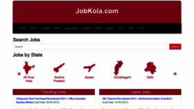 What Jobkola.com website looked like in 2021 (2 years ago)