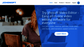 What Jihosoft.com website looked like in 2021 (2 years ago)