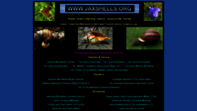 What Jaxshells.org website looked like in 2021 (3 years ago)