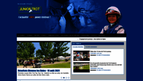 What Junior-trot.fr website looked like in 2021 (2 years ago)