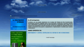 What Jdcoolingenieros.com website looked like in 2021 (2 years ago)