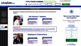 What Jobspider.com website looked like in 2021 (2 years ago)