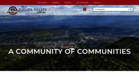 What Jurupavalley.org website looked like in 2021 (2 years ago)