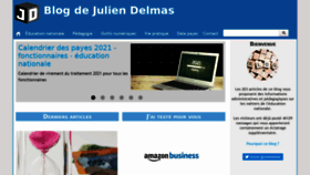 What Juliendelmas.fr website looked like in 2021 (2 years ago)