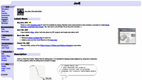 What Jave.de website looked like in 2021 (2 years ago)