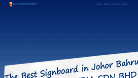 What Johorsignboard.com website looked like in 2021 (2 years ago)