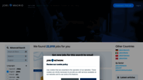 What Jobsinmadrid.es website looked like in 2021 (2 years ago)