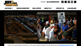 What Jeffmartinauctioneers.com website looked like in 2021 (2 years ago)