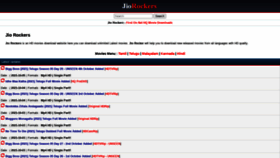 What Jiorockers.run website looked like in 2021 (2 years ago)