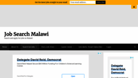 What Jobsearchmalawi.com website looked like in 2021 (2 years ago)