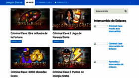 What Juegossocial.com website looked like in 2021 (2 years ago)