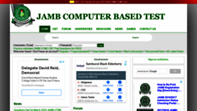 What Jambcbttest.com website looked like in 2021 (2 years ago)