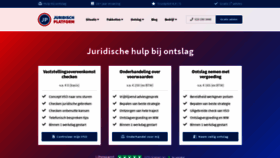 What Juridischplatform.nl website looked like in 2021 (2 years ago)