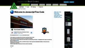 What Javascriptfreecode.com website looked like in 2021 (2 years ago)