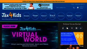 What Jax4kids.com website looked like in 2021 (2 years ago)