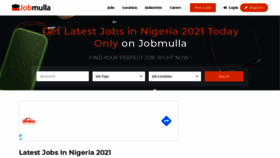 What Jobmulla.com website looked like in 2021 (2 years ago)
