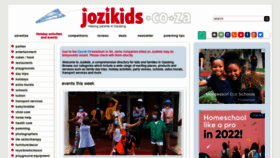 What Jozikids.co.za website looked like in 2021 (2 years ago)