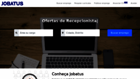 What Jobatus.pt website looked like in 2021 (2 years ago)