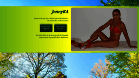 What Jennyka.de website looked like in 2021 (2 years ago)