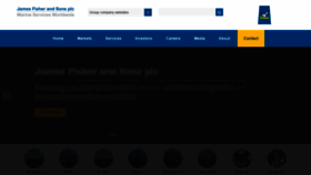 What James-fisher.com website looked like in 2021 (3 years ago)