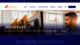 What Jakarta.ee website looked like in 2021 (2 years ago)