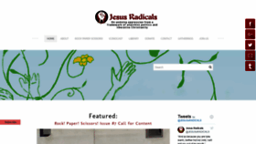 What Jesusradicals.com website looked like in 2021 (2 years ago)