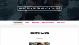 What Jujustu-kaisen.com website looked like in 2021 (2 years ago)