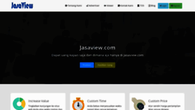 What Jasaview.com website looked like in 2021 (2 years ago)