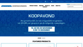 What Jongeneelverpakking.nl website looked like in 2021 (2 years ago)