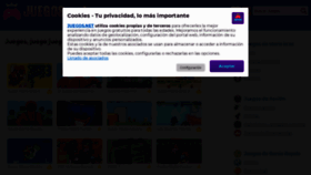 What Juegos.net website looked like in 2021 (4 years ago)