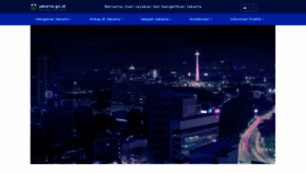 What Jakarta.go.id website looked like in 2021 (2 years ago)