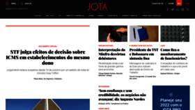 What Jota.info website looked like in 2021 (2 years ago)