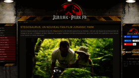 What Jurassic-park.fr website looked like in 2021 (2 years ago)
