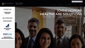 What Johnshopkinssolutions.com website looked like in 2021 (2 years ago)