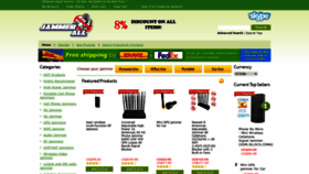 What Jammerall.com website looked like in 2021 (2 years ago)
