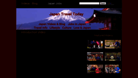 What Japantraveltoday.com website looked like in 2021 (2 years ago)