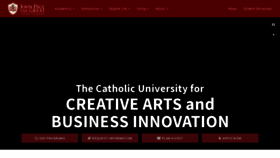 What Jpcatholic.edu website looked like in 2021 (4 years ago)