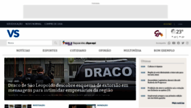 What Jornalvs.com.br website looked like in 2021 (2 years ago)