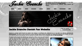 What Jackie-evancho.dk website looked like in 2021 (2 years ago)